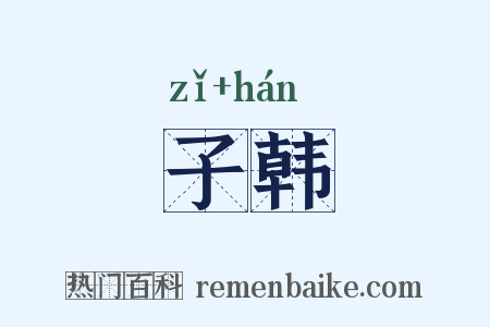 子韩是什么意思的图片